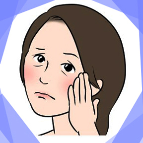 たるみ治療を求める女性